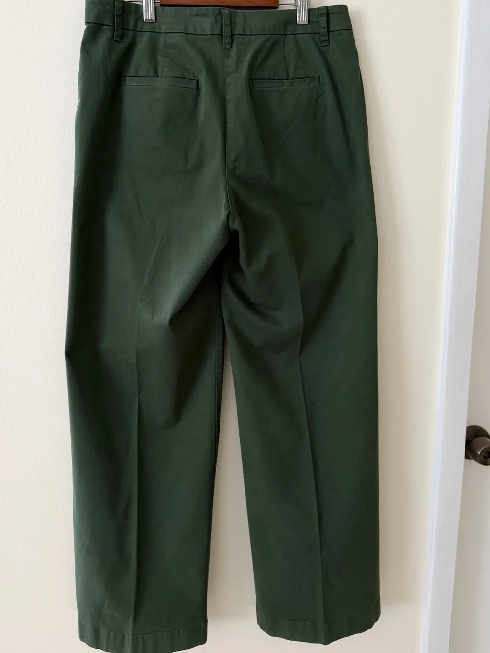 J. Crew Forest Green Boot-Cut Pants